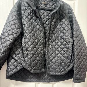 Quince Black Quilted Jacket
